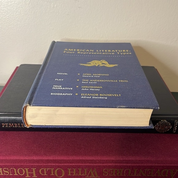 Vintage American Literature Four Representative Types Hardcover Book 1964 - Picture 5 of 15